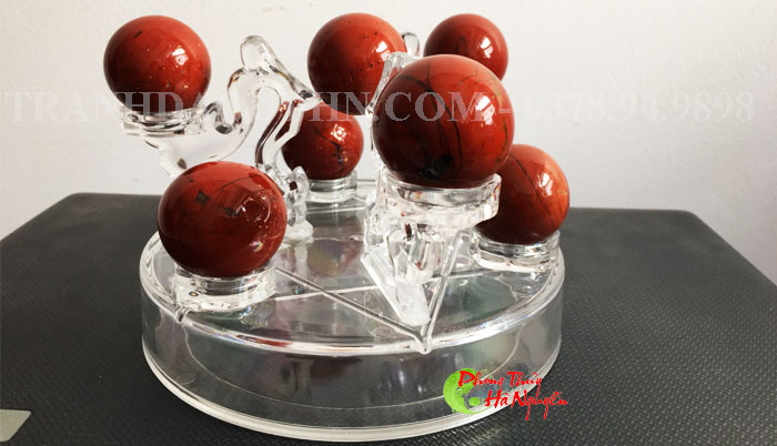 đĩa thất ting ngọc bích đỏ
